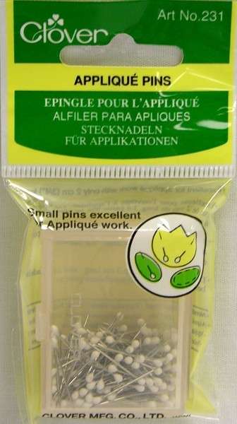 Applique Pins 150 Pkg by Clover