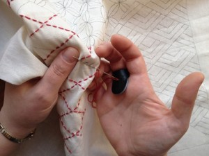 Leather Japanese Sashiko Thimble  Thimbles, Sashiko, Japanese embroidery