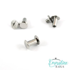Emmaline Bags Chicago Screws: Large 3/8" (10mm) in Nickel - Image 2