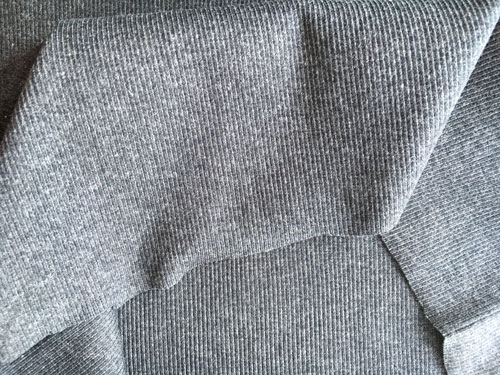 Tubular Knit Ribbed Grey | Sew Hot