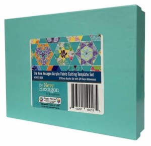 The New Hexagon Complete Acrylic Fabric Cutting Template Set