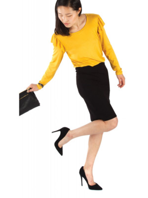 Lisette Pull-On Pencil Skirt - Image 3