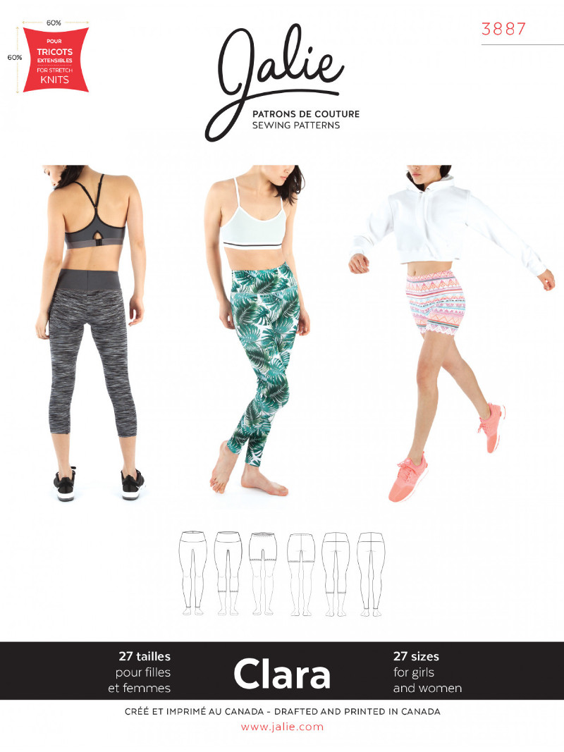 Jalie3887_1_800px Clara High-Waisted Leggings - Image 1