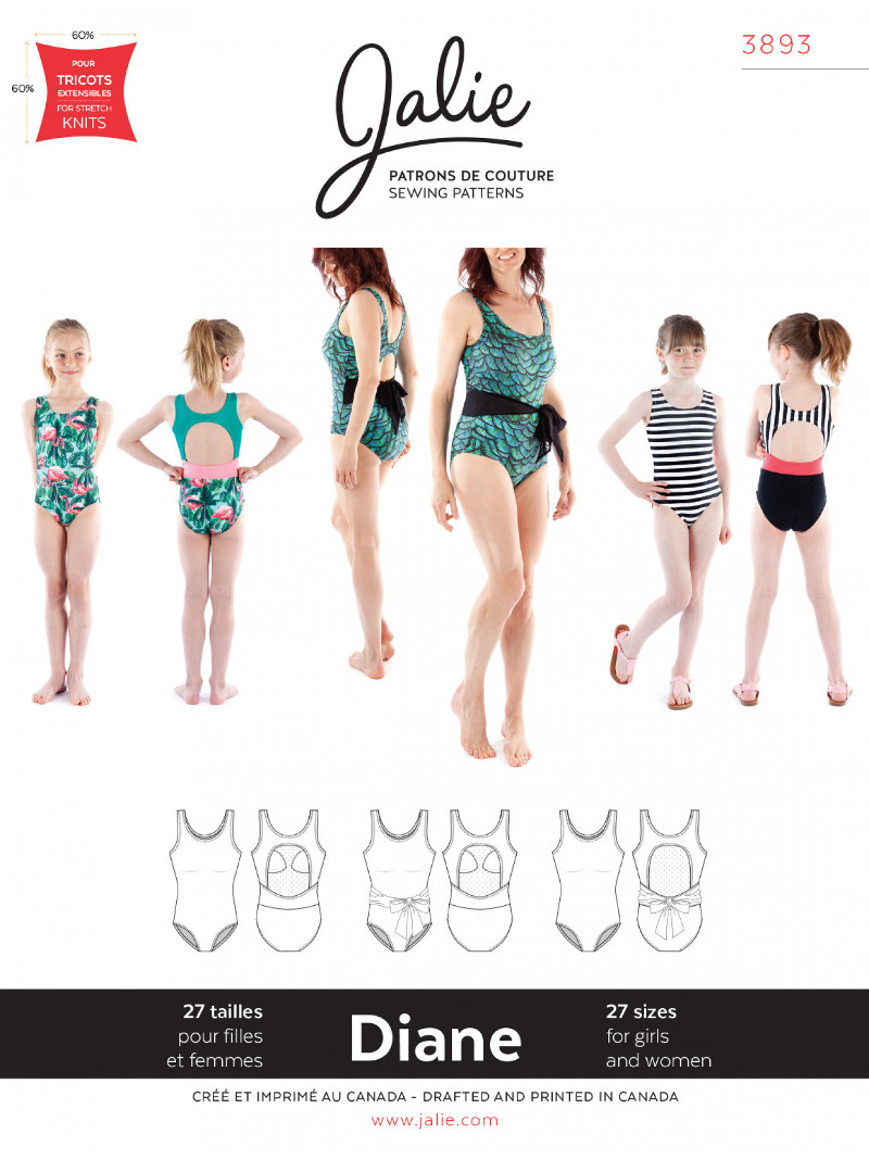 Jalie3893_1_800px Diane Tank Swimsuit - Image 1