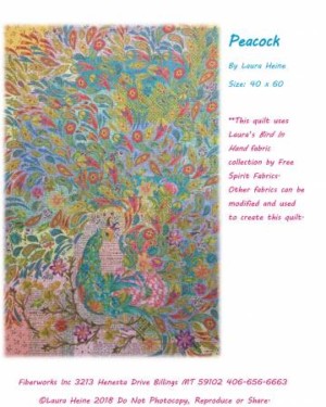 Peacock Collage Pattern