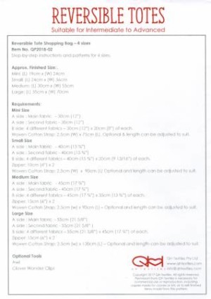 Reversible Tote Bag Pattern - Image 2