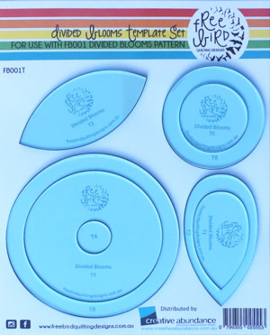 Divided Blooms Quilt & Templates - Image 4