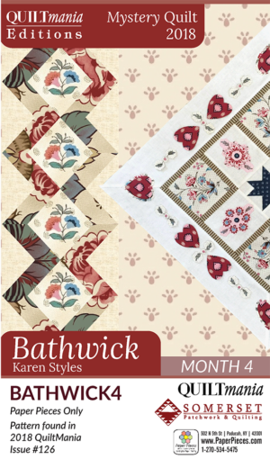 Paper Piece Pack for Bathwick Mystery Quilt Month 6