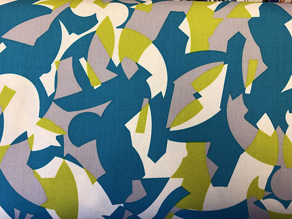 301-1210-4B-Blue-Grey-Green Blue Grey Green Abstract on Oxford Cloth - Image 1