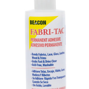 Beacon Fabri Tac Permanent Fabric Glue 8OZ Crafts Art Washable USA Made New  Look