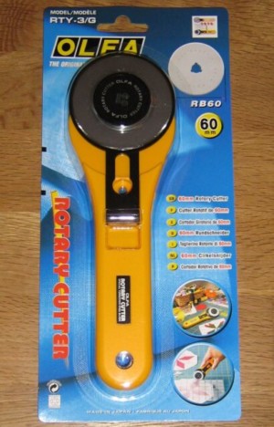 Olfa Rotary Cutter Straight Handle 60MM