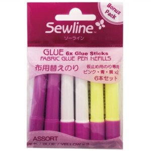 Collins fabric glue stick Basting adhesive, water soluble, acid