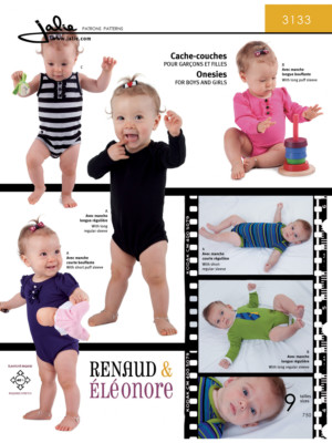Bodysuits for Babies Pattern