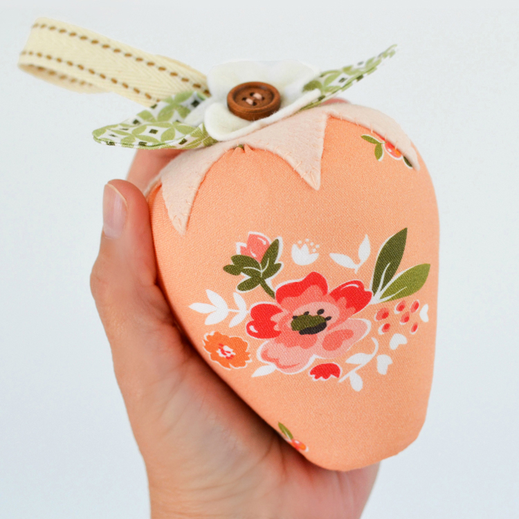 DG020-Large Maxi Strawberry Pincushion/Ornament - Image 1