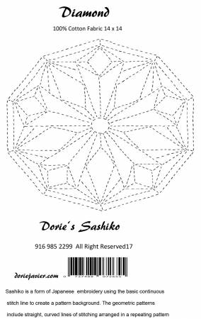 DQD2488 diamond Sashiko Sampler Diamond - Image 1