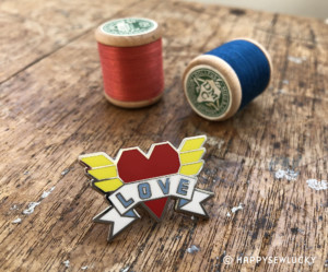 Love Tattoo Enamel Pin - Image 3