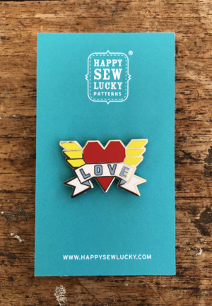 Love Tattoo Enamel Pin