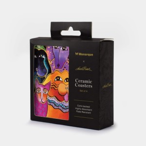 Dogs and Doggies 4 Pack Ceramic Coasters - Image 3