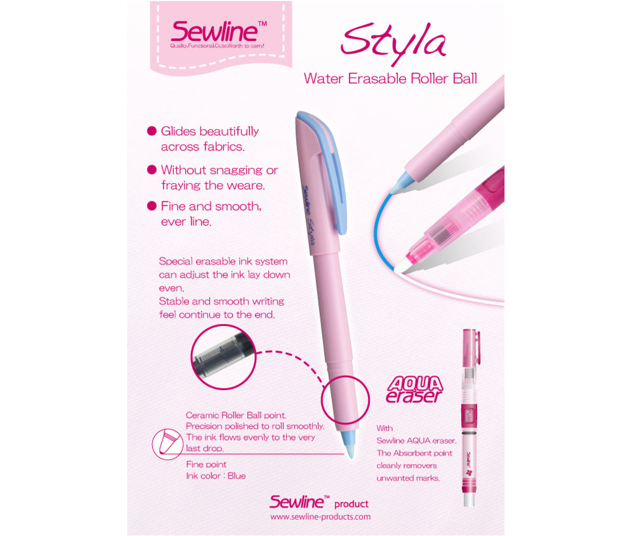 SLFAB50034 Sewline Styla - Water Erasable Pen - Image 1