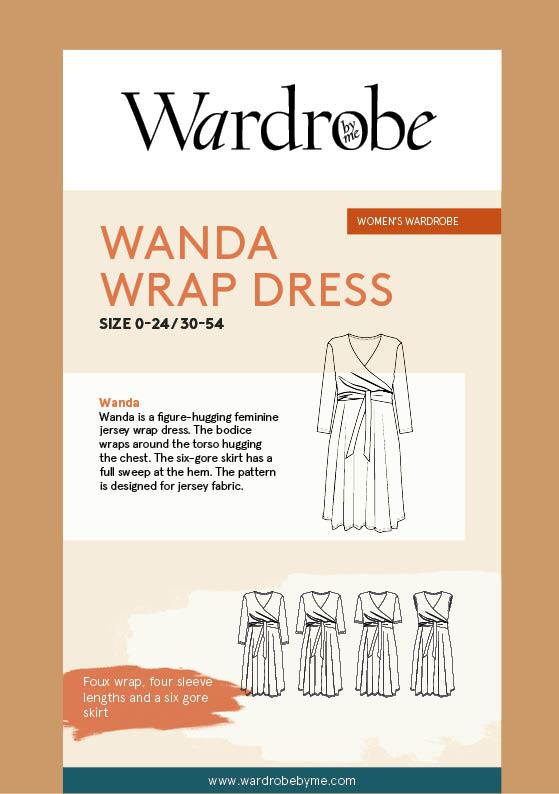 Wanda_Front_1024x1024 Wanda Wrap Dress Pattern - Image 1