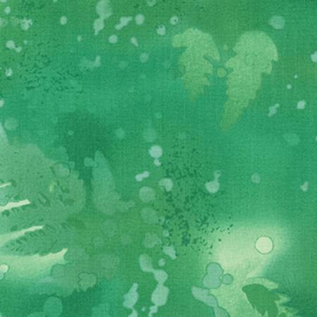 528-29 Parrot Green Fossil Fern Parrot Green - Image 1