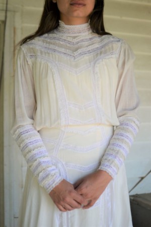 Edwardian Bridal Gown - Image 4