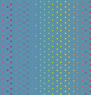 True Colors Hexy Rainbow Peacock