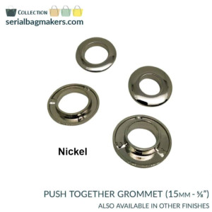 Serial Bagmakers Push Together (Snap) Grommet 5/8" (15mm) - Pkg of 4 - Image 5