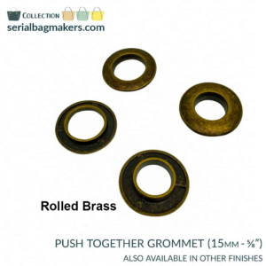 Serial Bagmakers Push Together (Snap) Grommet 5/8" (15mm) - Pkg of 4 - Image 3