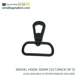 Serial Bagmakers Swivel Snap Hook - 1-1/4" (32mm) - Pkg of 2 - Image 8