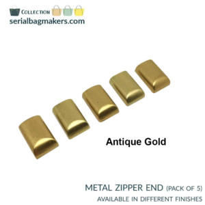 Serial Bagmakers  Metal Zip Ends - Pkg of 5 - Image 3