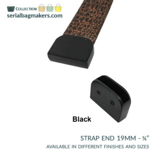 Serial Bagmakers  Sleek Strap Ends 3/4 Inch (19mm) - Pkg of 2 - Image 6