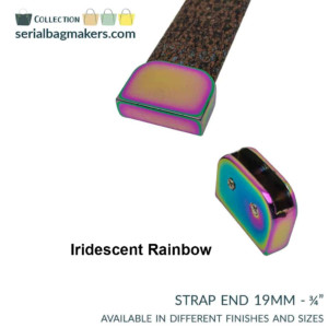 Serial Bagmakers  Sleek Strap Ends 3/4 Inch (19mm) - Pkg of 2 - Image 4