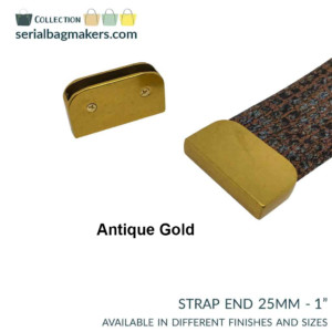 Serial Bagmakers  Sleek Strap Ends 1 Inch (25mm) - Pkg of 2 - Image 10