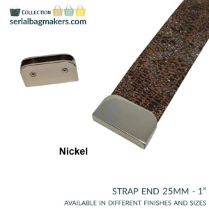 Serial Bagmakers  Sleek Strap Ends 1 Inch (25mm) - Pkg of 2 - Image 8