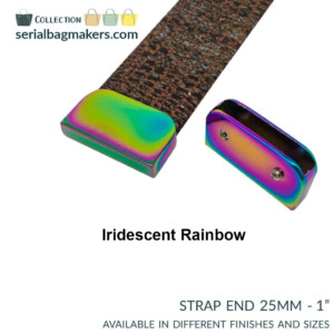 Serial Bagmakers  Sleek Strap Ends 1 Inch (25mm) - Pkg of 2 - Image 7