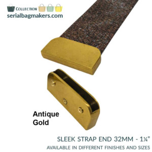Serial Bagmakers  Sleek Strap Ends 1-1/4 Inch (32mm) - Pkg of 2 - Image 8