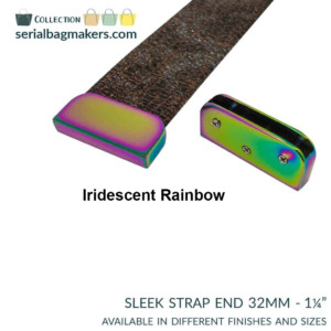 Serial Bagmakers  Sleek Strap Ends 1-1/4 Inch (32mm) - Pkg of 2 - Image 5