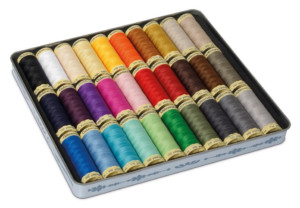 Gutermann Vintage Tin Thread Set - 30 Spools Basic Colours - Image 2