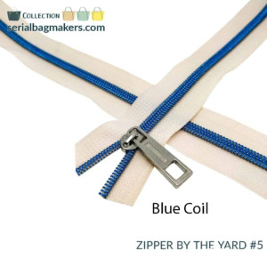 Serial Bagmakers #5 Zip by the Yard 3 Metres - Off White Tape - Image 8