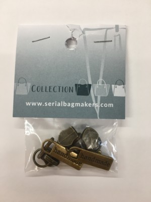 Serial Bagmakers #5 Zip Sliders - Handmade Style - Image 3