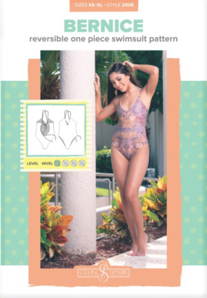 Bernice Reversible One Piece Swimsuit Pattern by Sirena Patterns