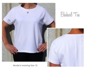 Besharl Knit Tee Pattern Size 18-30 By Style Arc - Image 2