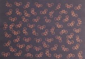 Bicycles Bundle Screen Printed Fabric by Helen Steele - Image 5