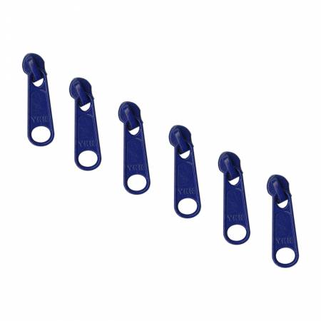 ZIP-RO Decorating Diva Royal Colour Zip Pulls Pkg of 6 - Image 1