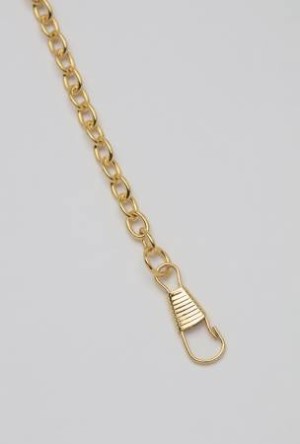 Yellow Gold 15in Purse Chain - Image 2