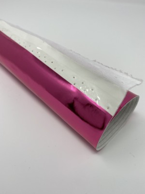 Mirror Vinyl Hot Pink 50x135cm - Image 2