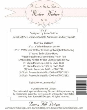 Winter Wishes Embroidery Pattern - Image 2