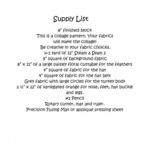 Whatevers! #27 Gobble Gobble Collage Pattern by Laura Heine - Image 2