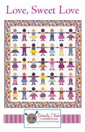 KFQP157 Love Sweet Love Quilt Pattern - Image 1